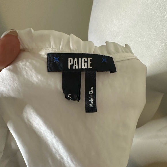 Paige Silk Elegant White Blouse - Picture 4 of 4